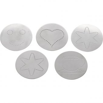 Набор дисков для декорирования капучино (4 насадки) “Ilsa”